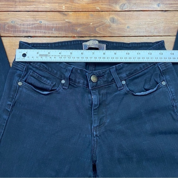 PAIGE Premium low rise black skinny jeans size 28 - Picture 12 of 14